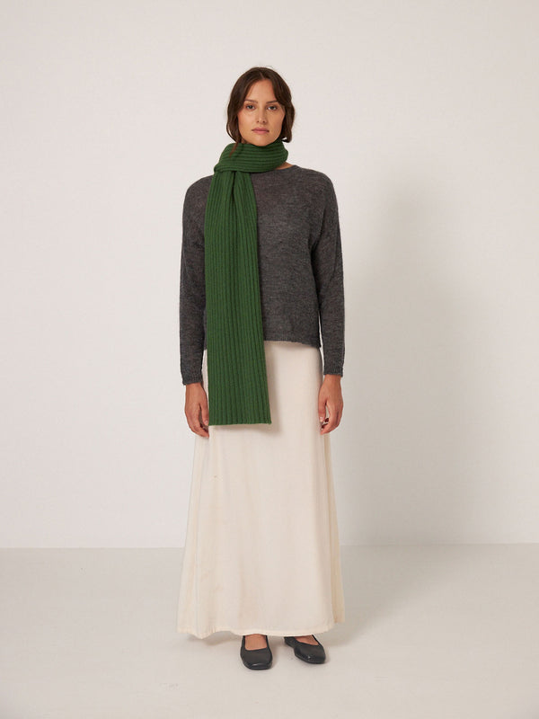 Ripple Scarf – Herb Green | Francie - Made Good