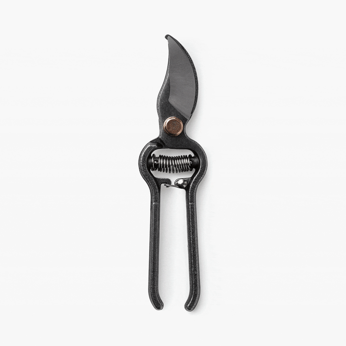 A durable pair of Barebones Pruner with sheath on a white background.