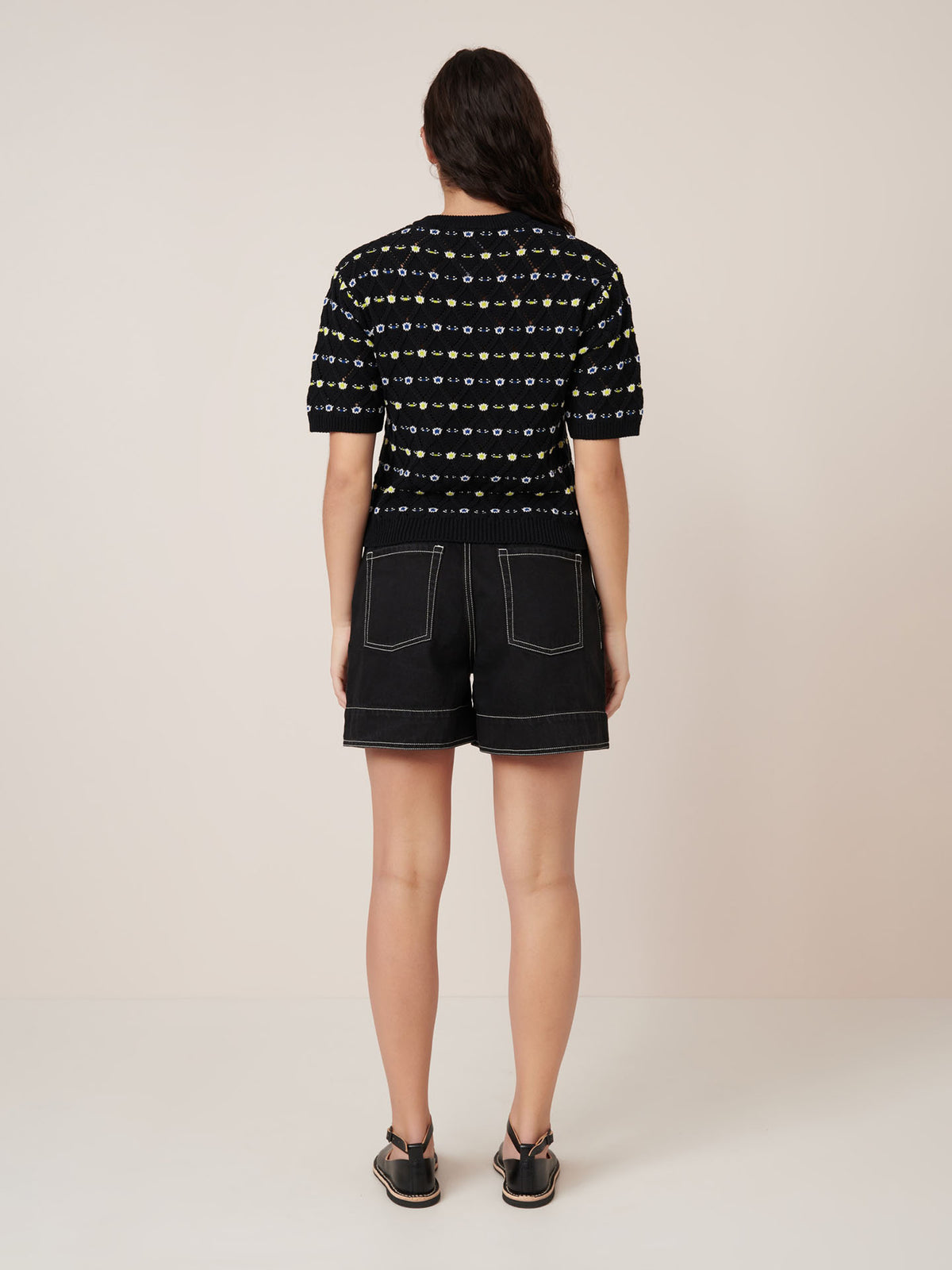 Rhode Top – Daisy Jacquard