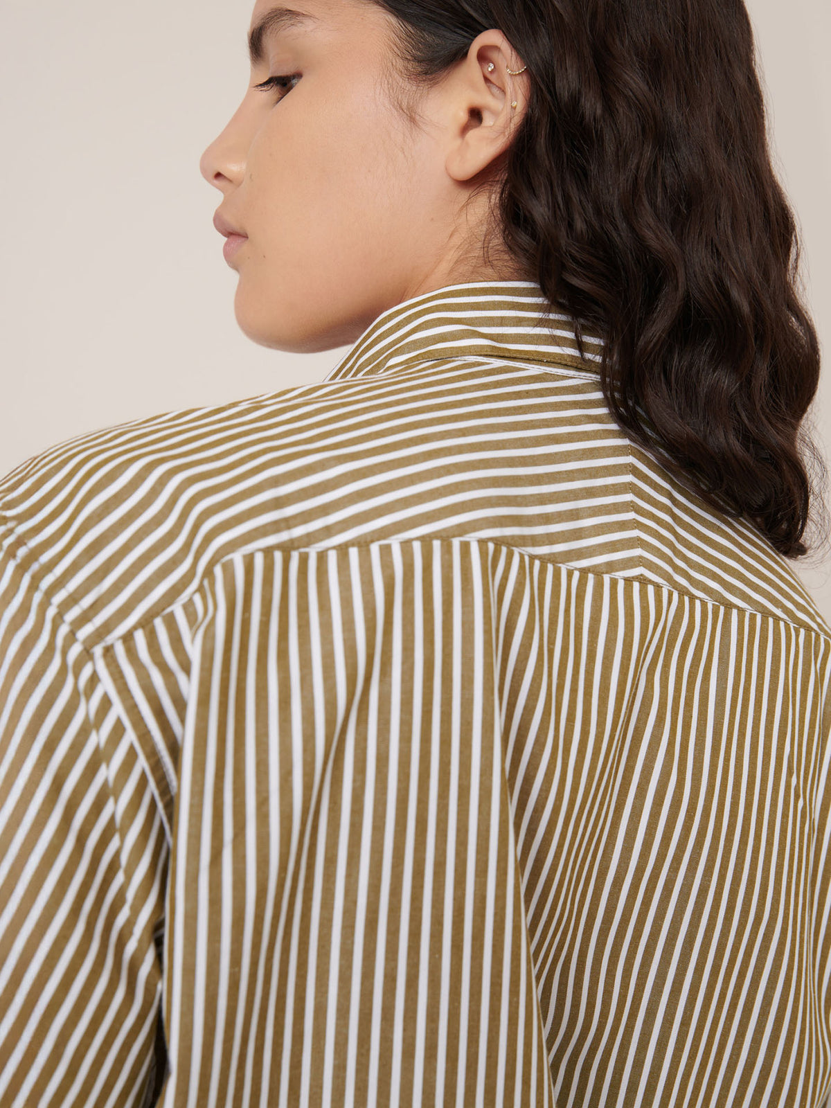 Wildflower Shirt – Treetop Stripe