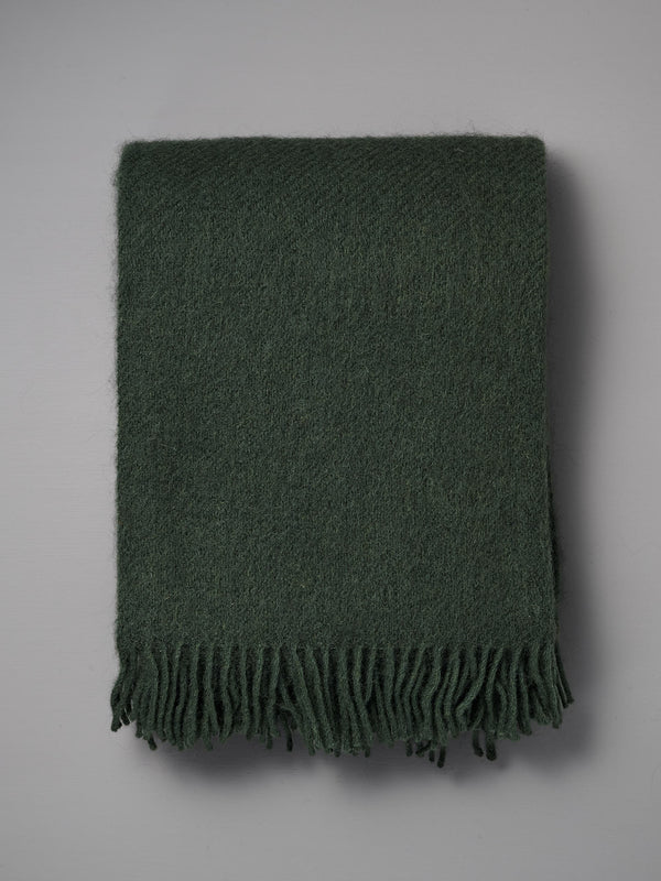 gotland-wool-throw-bottle-green