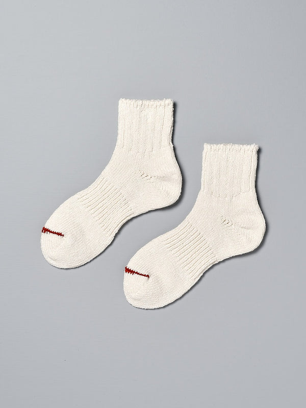 Japanese Slub, Low-Cut Socks – Off White | Mauna Kea - Made Good