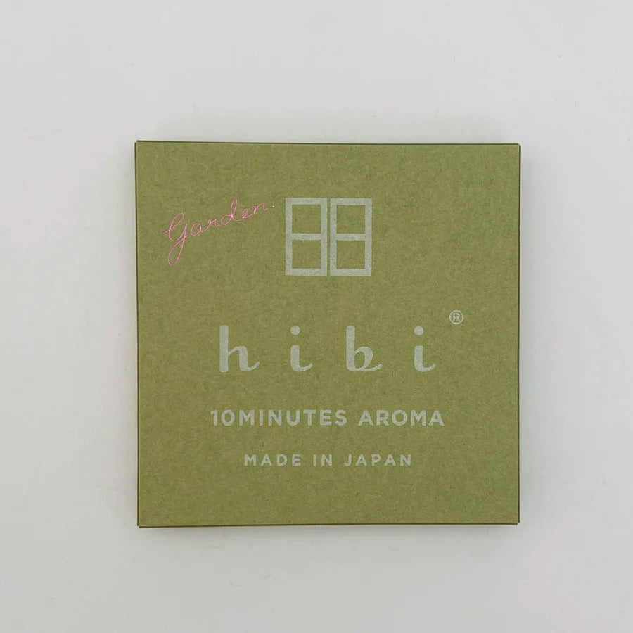 Hibi Match Box Incense – Garden Scent Gift Box made in japan.