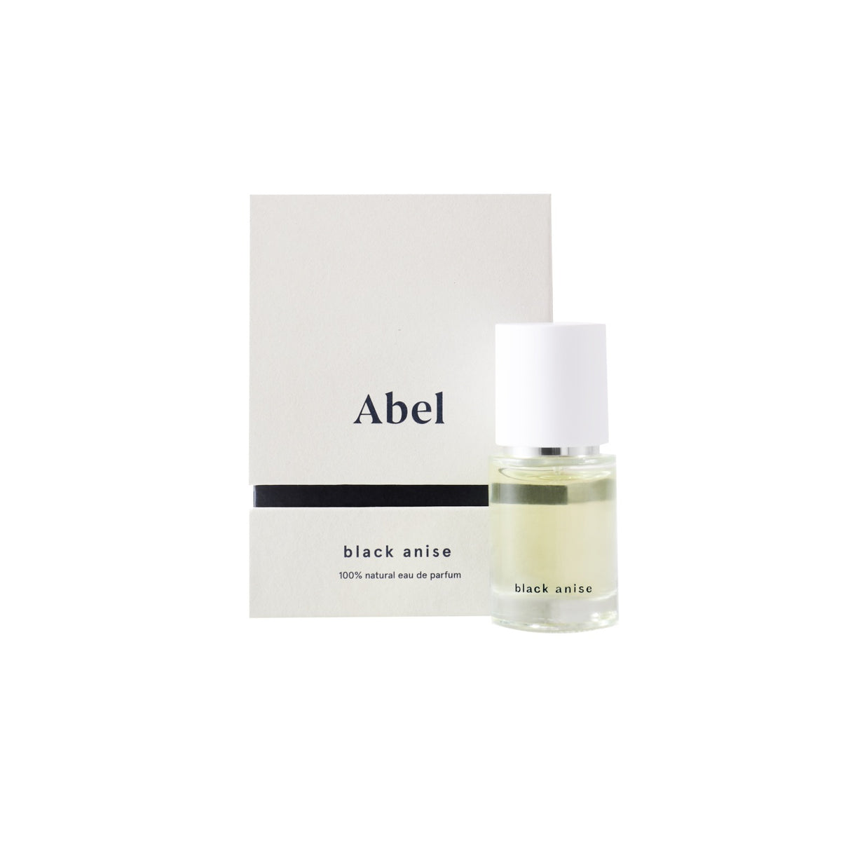 Abel Black Anise eau de toilette with sultry scent, vibrant notes.