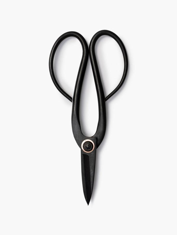 A pair of Barebones Artisan Pruning Shears on a white background.