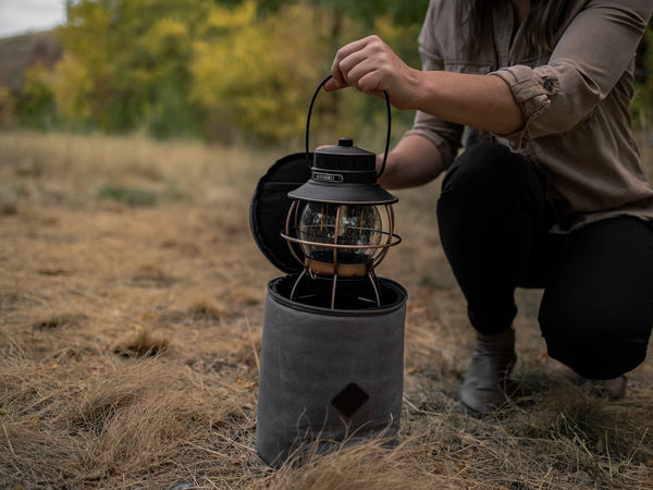 Lantern Storage Bag – Waxed Canvas | Barebones - Made Good