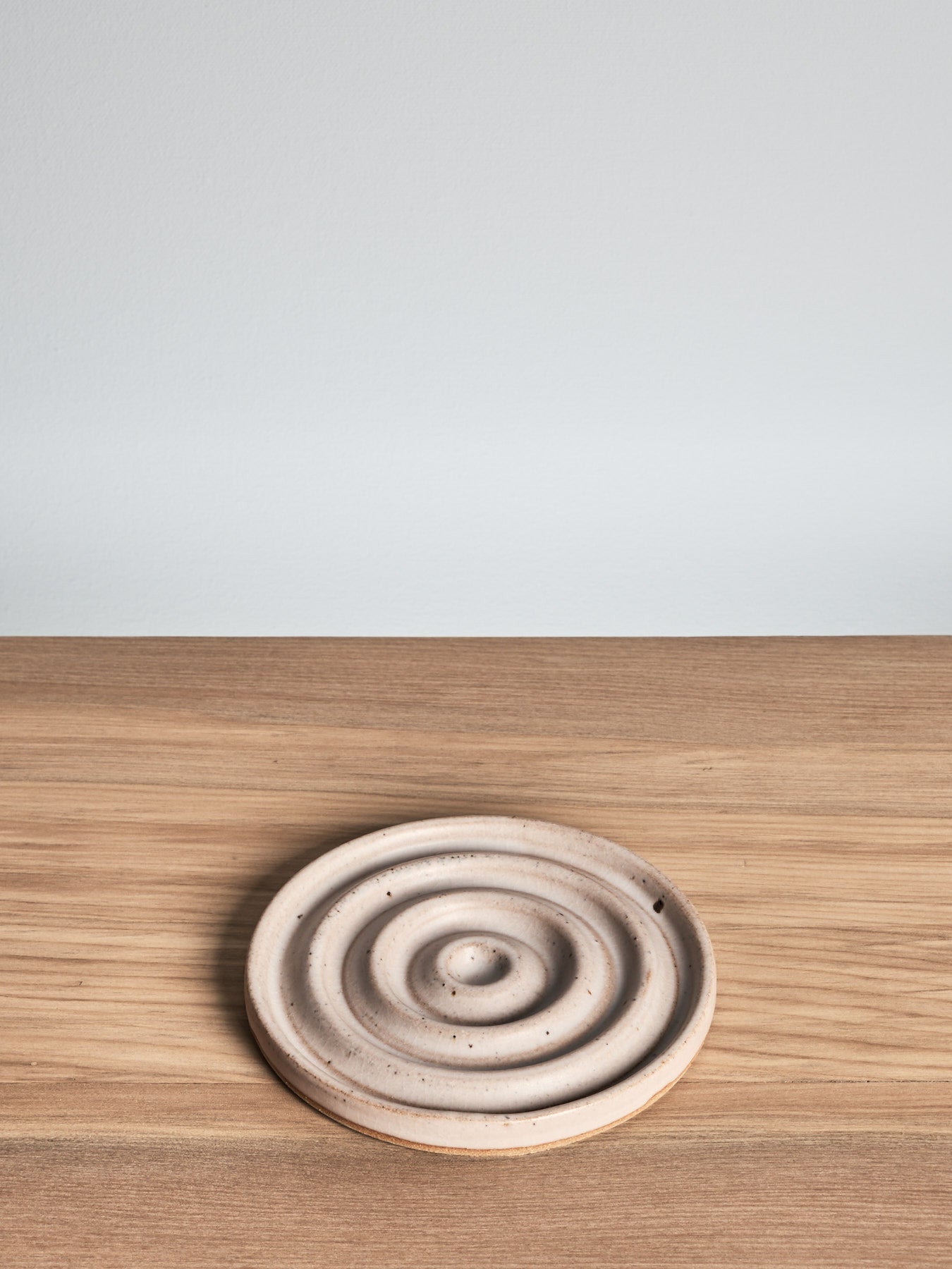 A Soap Dish – Cloud by deborah sweeney on top of a wooden table.