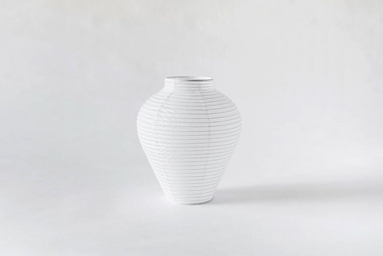 A Nobi-tsutsu Paper Vase – №1 by Hayashi Kougei on a white background.