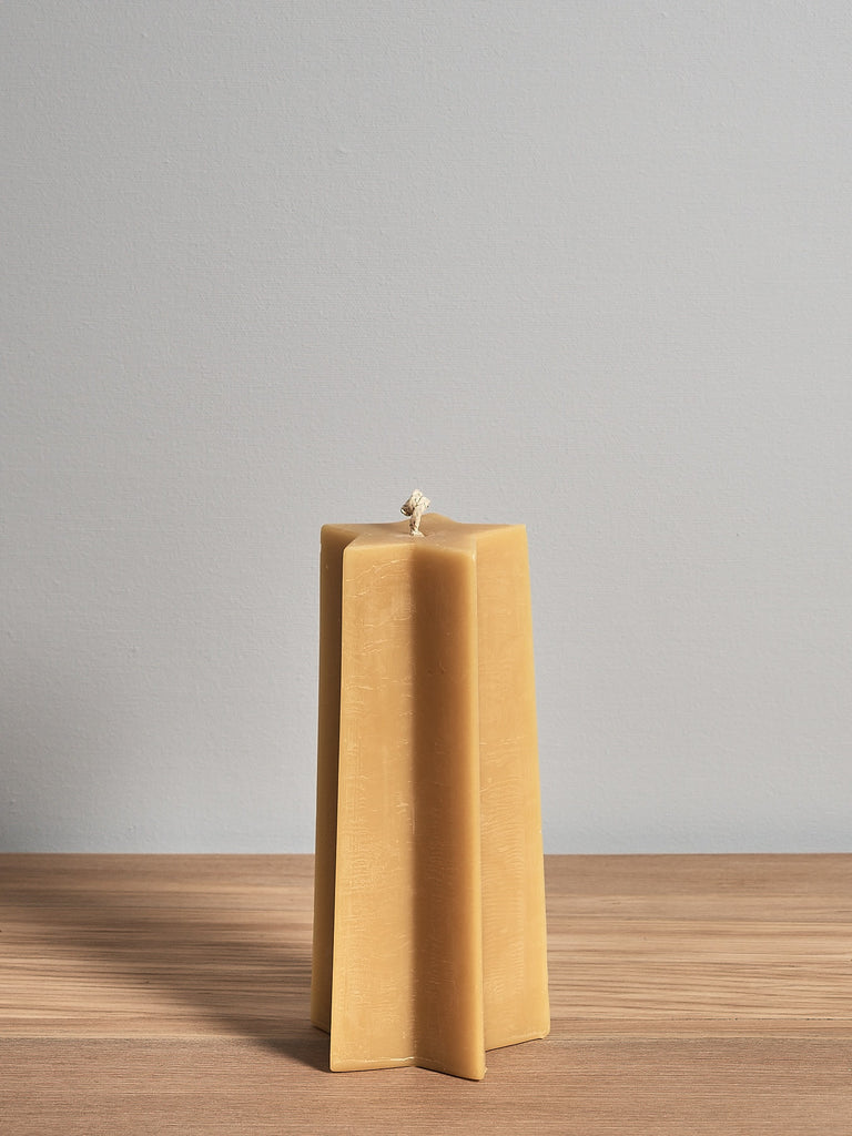 Star Pillar Beeswax Candle | Hohepa Candles - Made Good