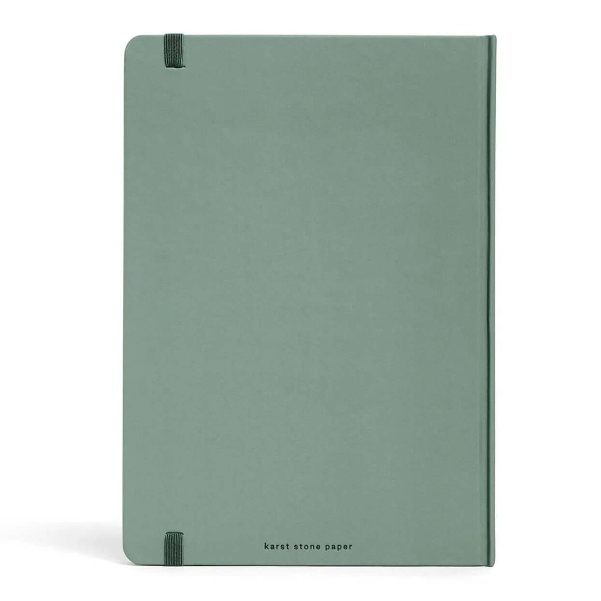 A Karst A5 Hardcover Notebook – Eucalypt on a white background.