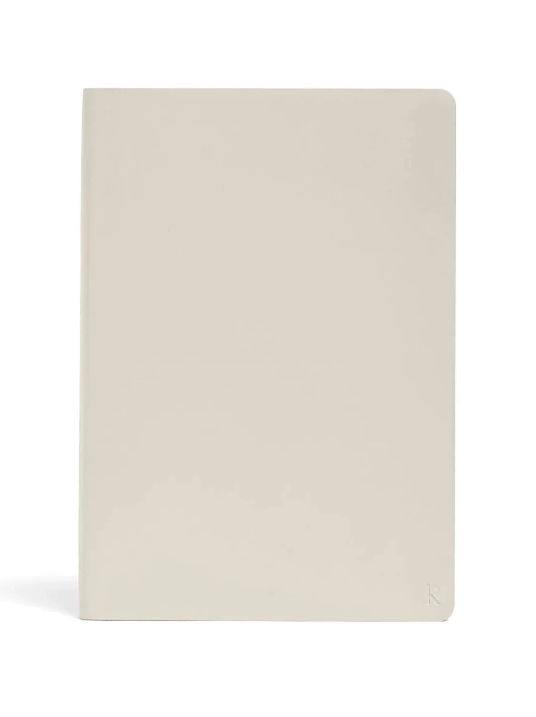 A Karst A5 Softcover Notebook – Stone on a white surface.