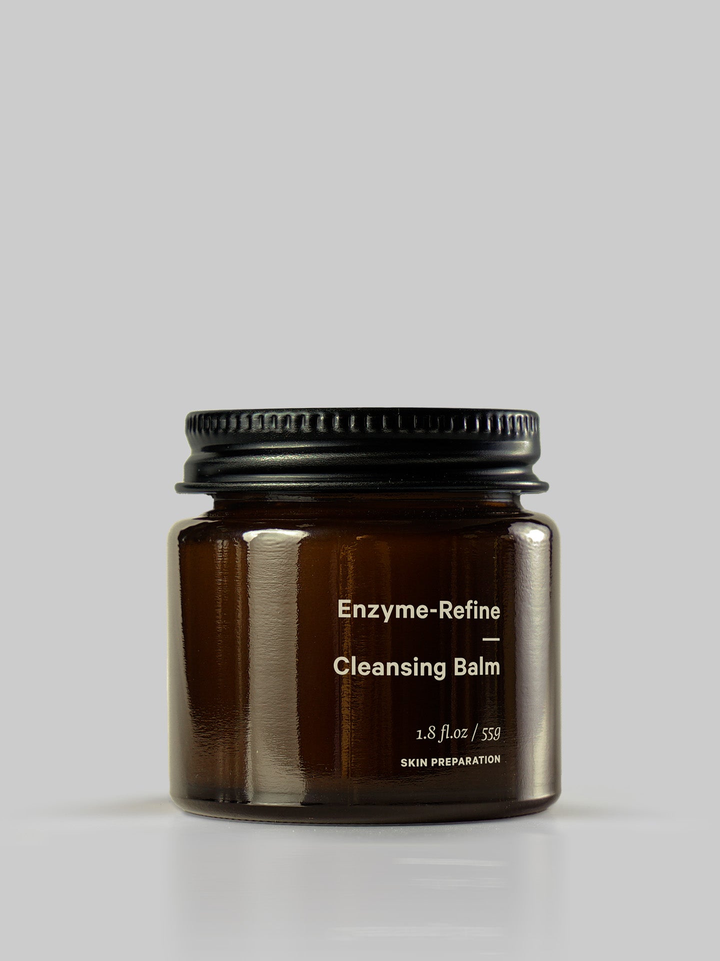 A jar of MARYSE Enzyme-Refine – Cleansing Balm with a label on it.