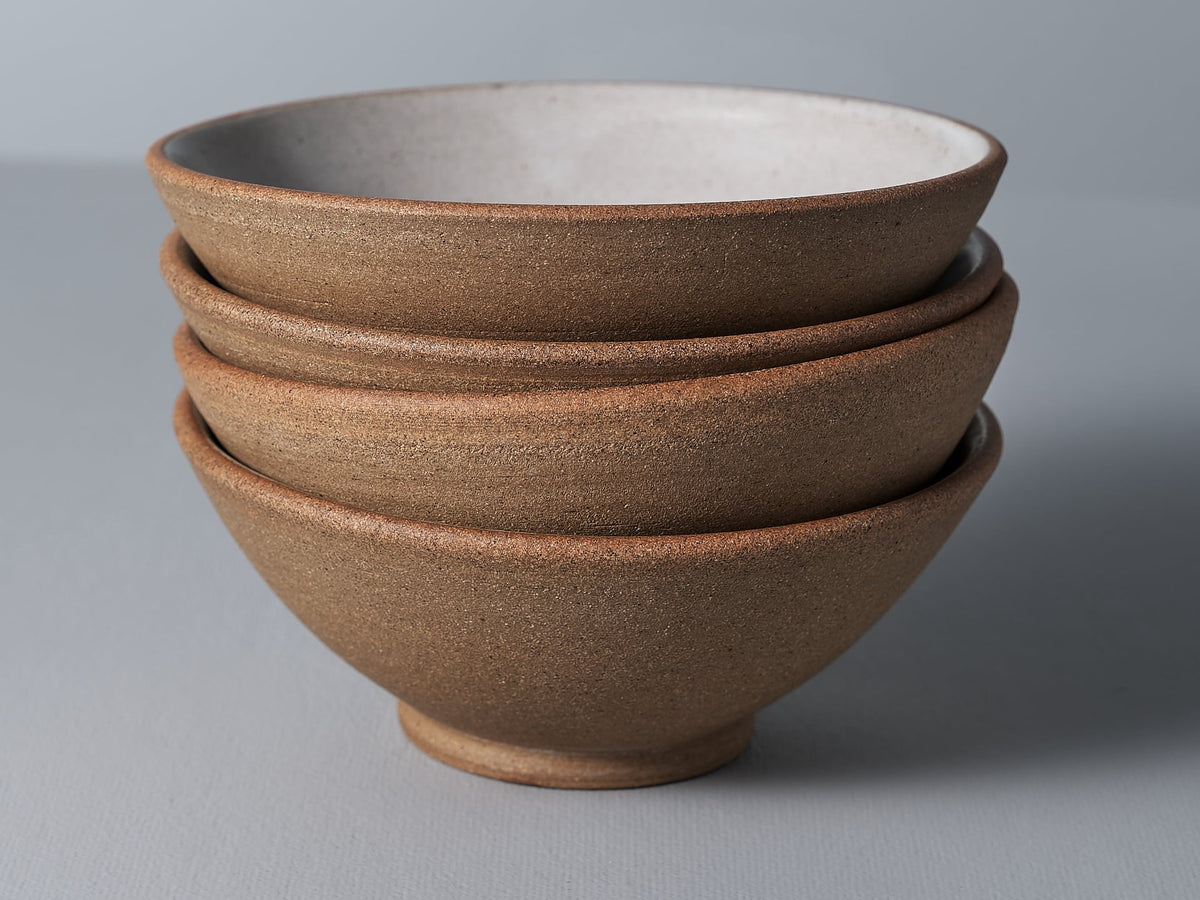 Three Nicola Shuttleworth Condiment Bowls – Small stacked on top of each other.