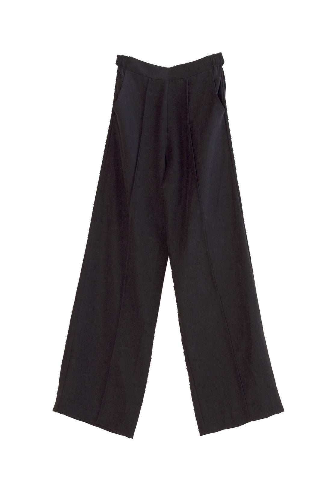 A pair of OVNA OVICH Eleanor Pant – Onyx on a white background.
