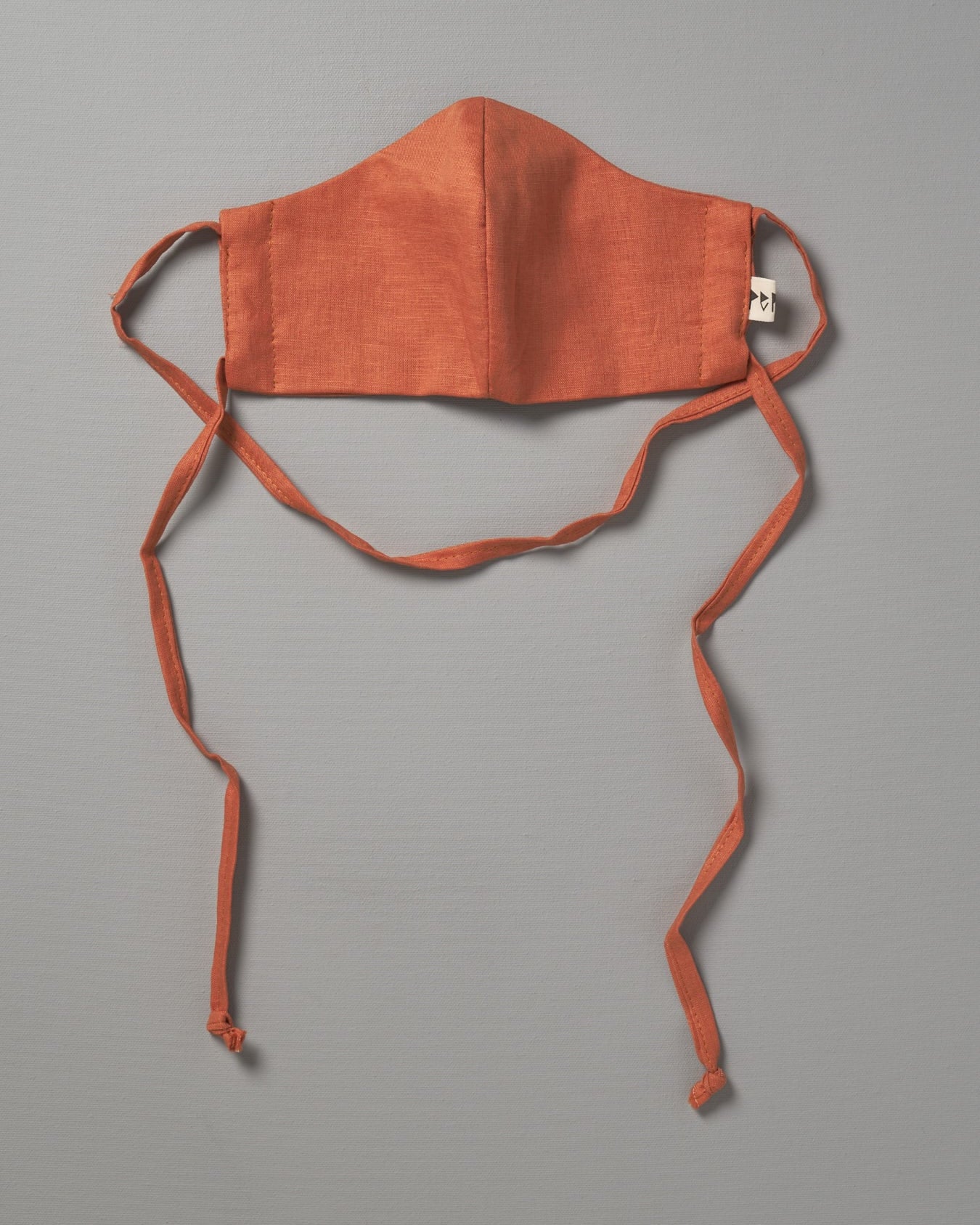 Terracotta Linen Face Mask - Peppin.