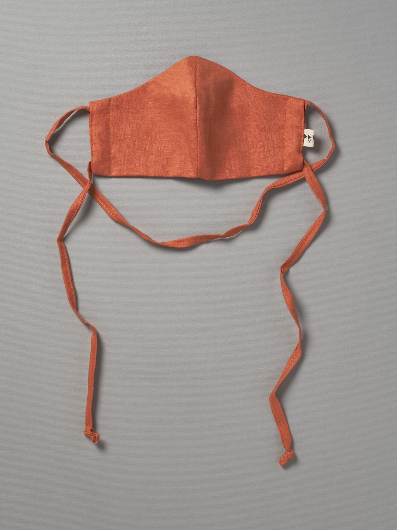 Terracotta Linen Face Mask - Peppin.