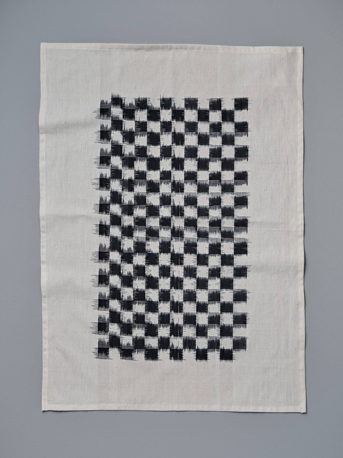 ikat-weave-tea-towel-black-check