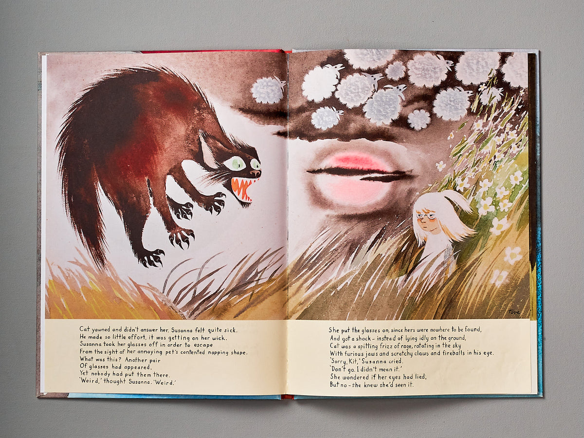 A children&#39;s book with illustrations of a fox and a wolf called &quot;The Dangerous Journey&quot; by Tove Jansson.